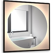 Зеркало Silver Mirrors Mone 80 LED-00002740 с подсветкой Черное с бесконтактным выключателем и диммером-2