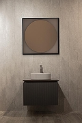 Зеркало Silver Mirrors Mone 80 LED-00002740 с подсветкой Черное с бесконтактным выключателем и диммером-5