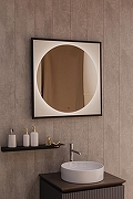Зеркало Silver Mirrors Mone 80 LED-00002740 с подсветкой Черное с бесконтактным выключателем и диммером-7