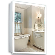 Зеркальный шкаф Silver Mirrors Киото 60 LED-00002358 с подсветкой Белый-2