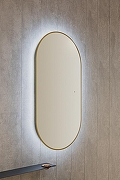 Зеркало Silver Mirrors Viva 55 LED-00002690 с подсветкой Золото с бесконтактным выключателем и диммером-2