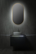 Зеркало Silver Mirrors Viva 55 LED-00002690 с подсветкой Золото с бесконтактным выключателем и диммером-7