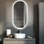 Зеркало Silver Mirrors Виола 50 LED-00002355 с подсветкой Черное с сенсорным выключателем и диммером-3