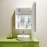 Зеркальный шкаф Silver Mirrors Фиджи 60-3 R LED-00002858 с подсветкой Белый-4