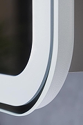 Зеркальный шкаф Silver Mirrors Фиджи Flip 60 LED-00002472 с подсветкой Белый-7