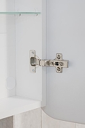 Зеркальный шкаф Silver Mirrors Фиджи Flip 60 LED-00002472 с подсветкой Белый-10