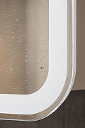 Зеркальный шкаф Silver Mirrors Фиджи Flip 60 LED-00002472 с подсветкой Белый-13