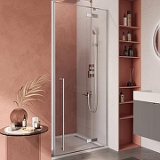 Душевая дверь Cezares Liner 90 R LINER-B-12-90-C-Cr-R профиль Хром стекло прозрачное