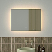 Зеркало Defesto Glow 70х50 DF 2514RH с подсветкой 21W-3000К/с фацетом/ИК - выключатель/Теплый белый свет-1