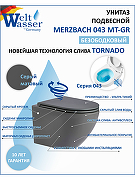 Унитаз подвесной WeltWasser Merzbach 043 MT-GR 10000009941 Серый матовый с сиденьем Микролифт-3