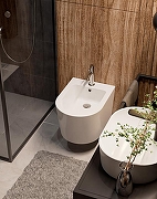 Биде AQUAme AQM2101 подвесное Белое глянцевое-1