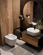 Биде AQUAme AQM2101 подвесное Белое глянцевое-4