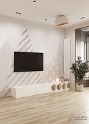 Виниловый ламинат First Floor Белый дикий лес/Wild Forest White 1F001 1220х182х4 мм-11