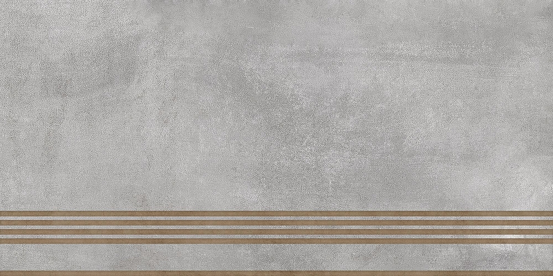 Ступень GlobalTile Norse ST186VG Серый Неполированная 