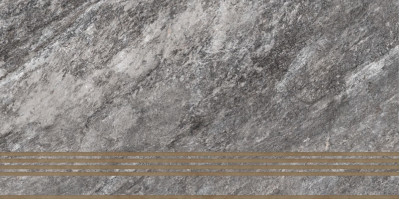 Ступень GlobalTile Thor ST220VG Серый Неполированная 
