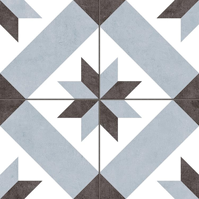 Керамогранит Etili Seramik BETA Pre-cut Голубой Матовый 