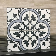 Керамогранит Etili Seramik LEDBURY Powder Blue Pre-cut Синий Матовый 45x45 см-3