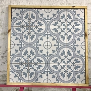 Керамогранит Etili Seramik LEDBURY Powder Blue Pre-cut Синий Матовый 45x45 см-6