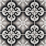 Керамогранит Etili Seramik MANISA Black Pre-cut Черный Матовый 45x45 см