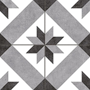 Керамогранит Etili Seramik NERO Pre-cut Черный Матовый 45x45 см