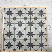 Керамогранит Etili Seramik SCINTILLA Night Black Pre-cut Черный Матовый 45x45 см-2