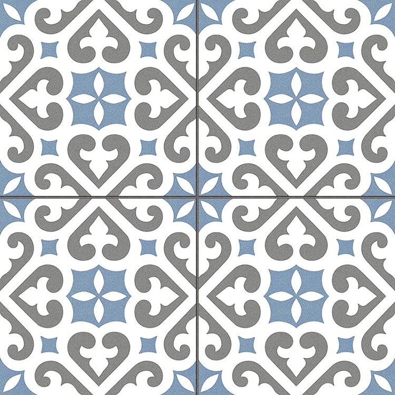 Керамогранит Etili Seramik STONMORE Blue Pre-cut Голубой Матовый 