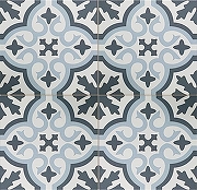 Керамогранит Etili Seramik VENICE Sky Blue Black Pre-cut Матовый 45x45 см