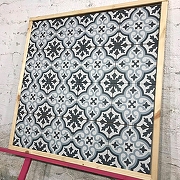 Керамогранит Etili Seramik VENICE Sky Blue Black Pre-cut Матовый 45x45 см-2