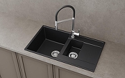 Кухонная мойка Ulgran Quartz Prima 860 1,5 K-10 Песок-2