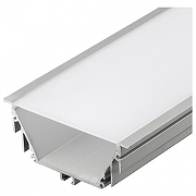 Профиль алюминиевый Arlight ALU-POWER-RW80F-2000ANOD+FROST 016472 Серебристый