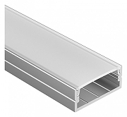 Профиль алюминиевый Arlight ARH-WIDE-H10-2000 ANOD 016142 цвет серый