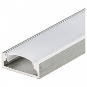 Профиль алюминиевый Arlight ALU-WIDE-H8-2000 ANOD+FROST 014852 цвет белый