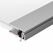 Профиль алюминиевый Arlight KLUS-GLASS-56-2000 ANOD 019193 цвет серый-1