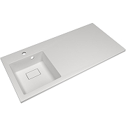 Раковина Florentina Аванти 100 L 10.310.0L100.201 с местом под стиральную машину Жасмин