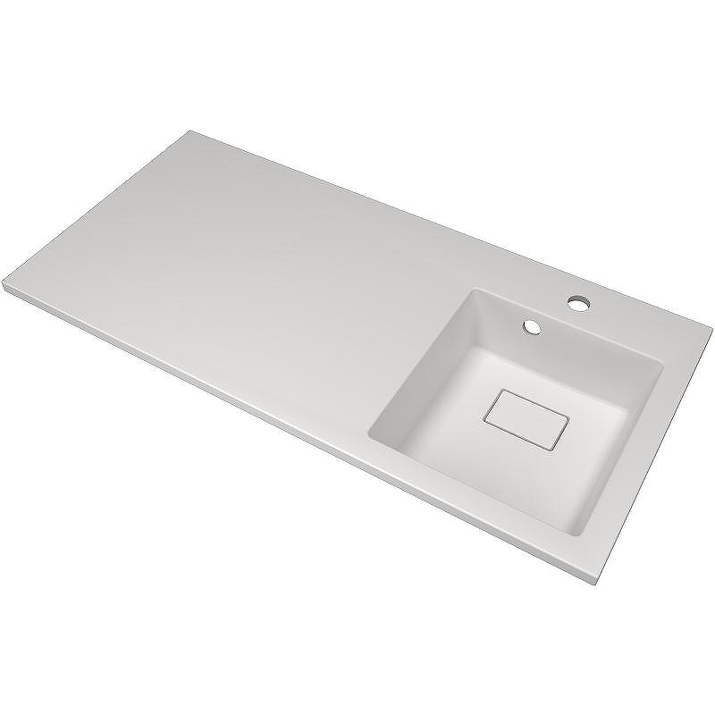 Раковина Florentina Аванти 100 R 10.310.0R100.201 с местом под стиральную машину 