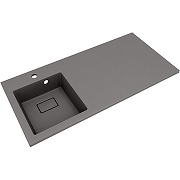 Раковина Florentina Аванти 100 L 10.310.0L100.307 с местом под стиральную машину Серый шелк