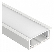 Профиль алюминиевый Arlight SL-LINIA88-F-2500 WHITE+OPAL 021373 цвет белый
