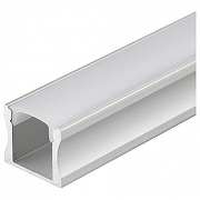 Профиль алюминиевый Arlight ALU-SLIM-H15-2000 ANOD+FROST 018246 цвет серый