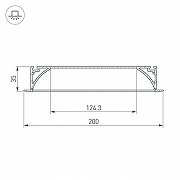 Профиль алюминиевый Arlight ARH-POWER 027916 цвет серебро-2