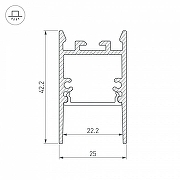 Профиль алюминиевый Arlight SL-COMFORT 031727 цвет серебро-2
