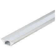 Профиль алюминиевый Arlight ALU-CORNER-2000 ANOD+FROST 014900 цвет белый