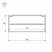 Профиль алюминиевый Arlight ARH-POWER 027921 цвет серебро-2