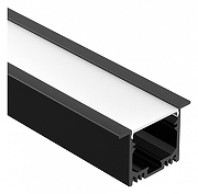 Профиль алюминиевый Arlight SL-LINIA 036513 цвет черный