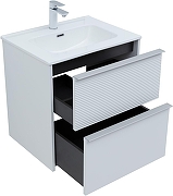 Тумба под раковину Aquanet Вита 60 330473 подвесная цвет Белый матовый-4