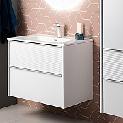 Тумба под раковину Aquanet Вита 60 330473 подвесная цвет Белый матовый-10