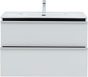 Тумба под раковину Aquanet Вита 100 330474 подвесная цвет Белый матовый-6