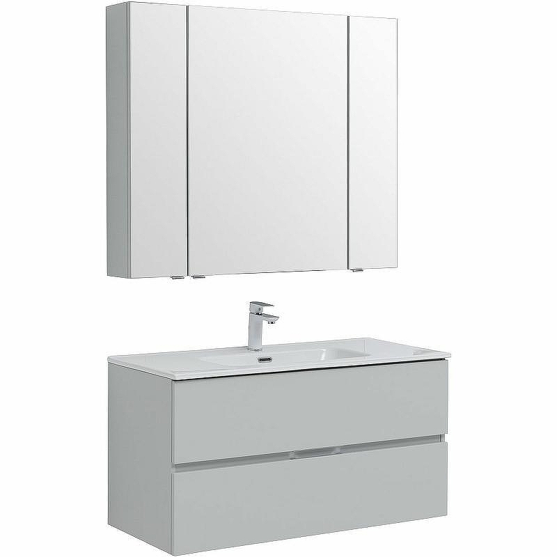 Комплект мебели для ванной Aquanet Алвита New 100 274528 подвесной 