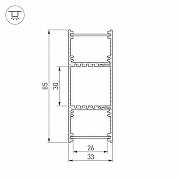 Профиль алюминиевый Arlight ARH-WALL 036341 цвет серебро-5