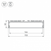 Профиль алюминиевый Arlight ARH-POWER 036368 цвет серебро-2