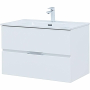 Комплект мебели для ванной Aquanet Алвита New 80 274206 подвесной Белый матовый-3